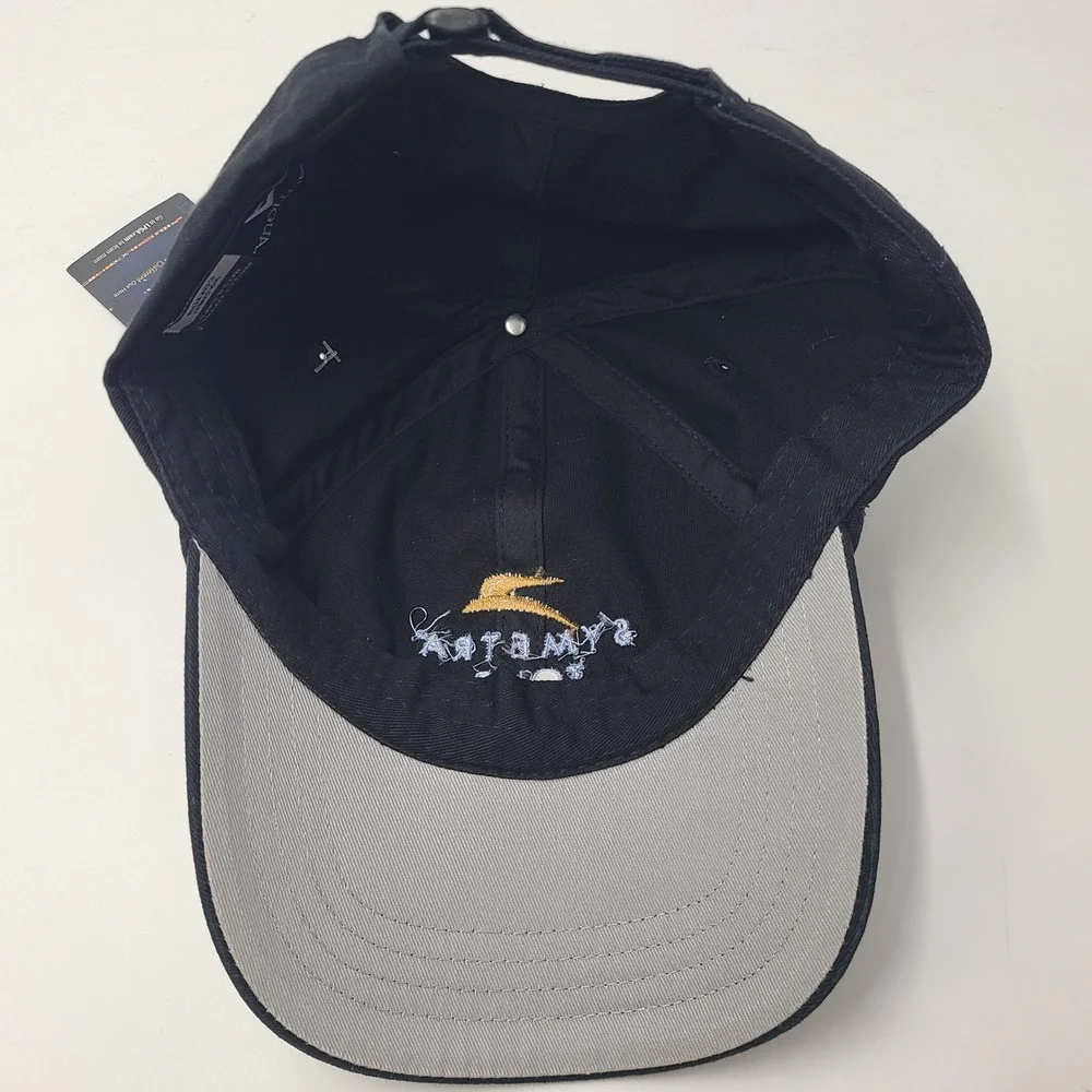 Symetra Tour Hat Strapback Antigua Black Gold Road to the LPGA Golf Casual Men